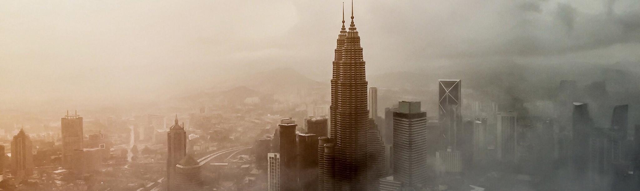 Malaysian cityscape pollution