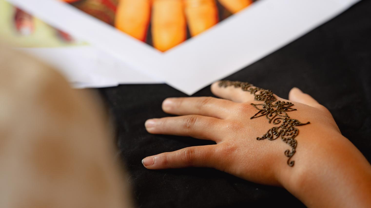 Henna art at Immersia 2022 Henna art at Immersia 2022