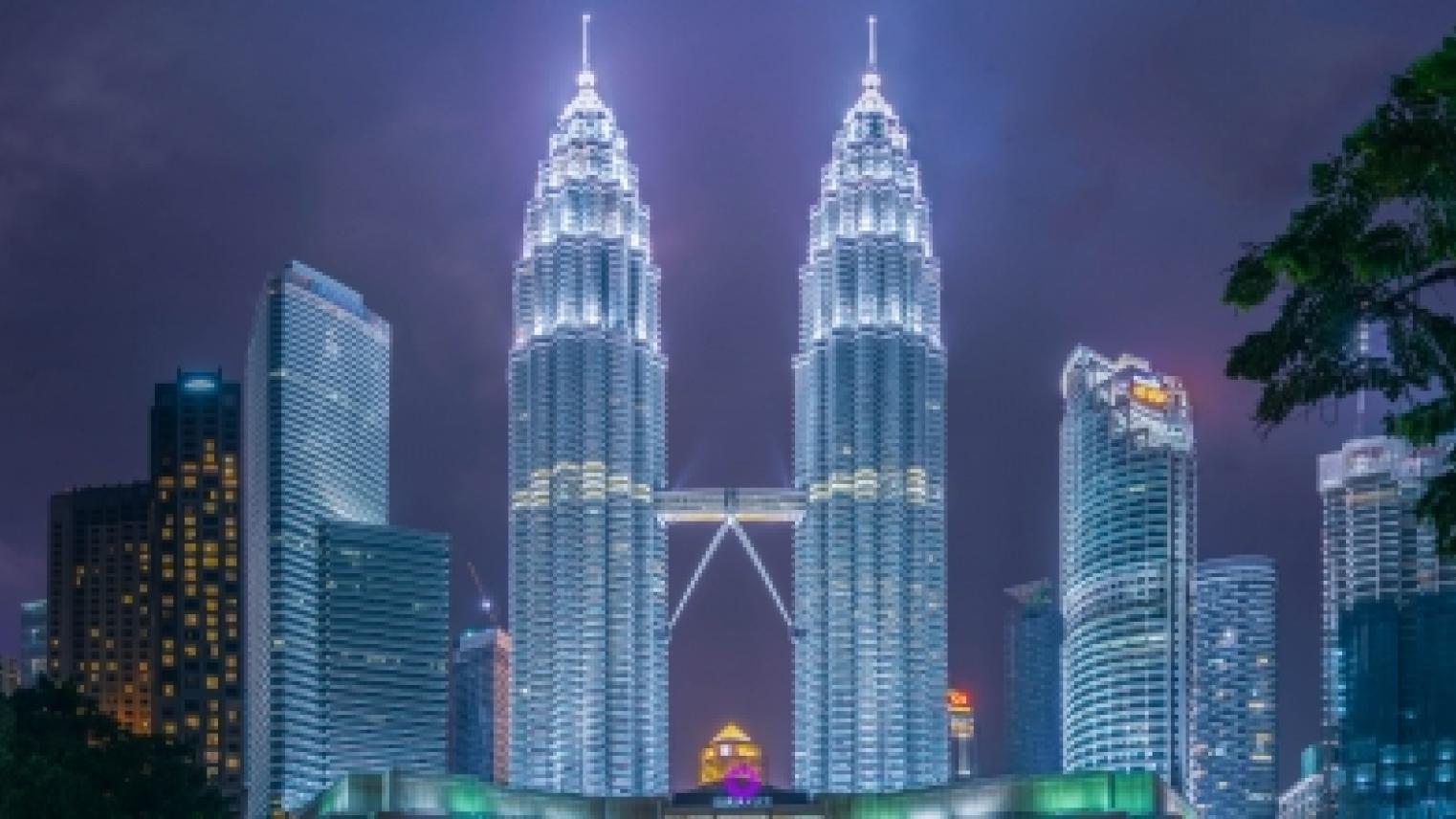 Twin spires in Malaysia