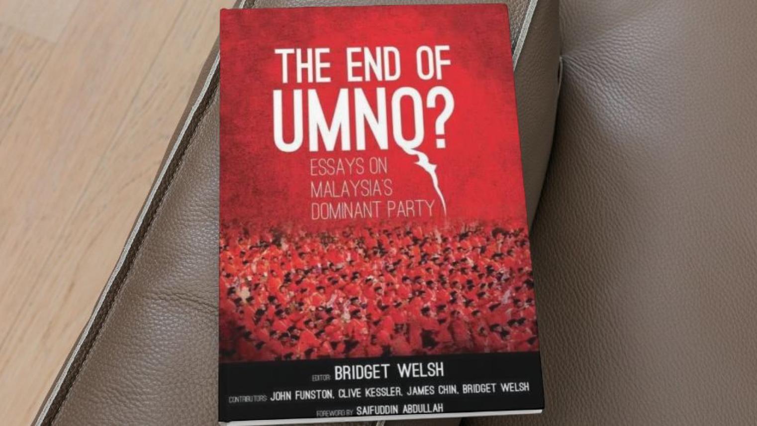 The end of Umno book cover mockup